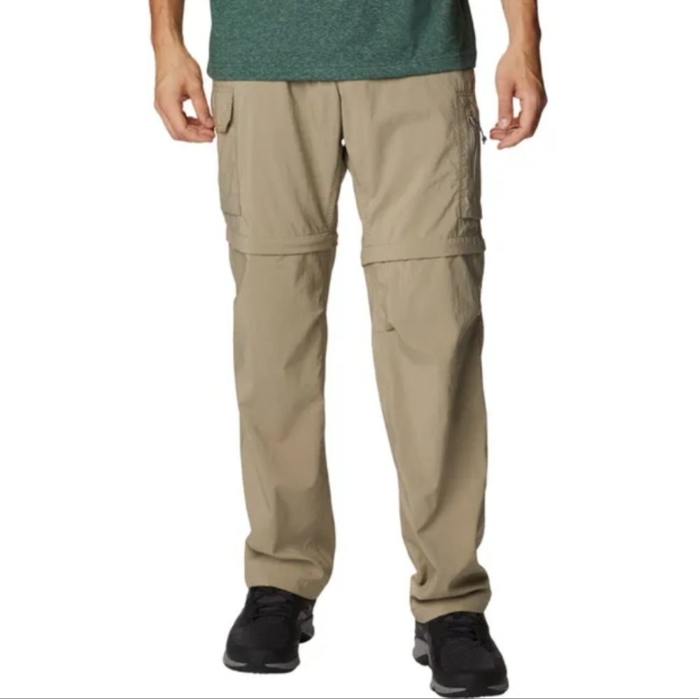 Columbia Omni shade convertible hiking outdoor pants beige khaki 40w 32l R